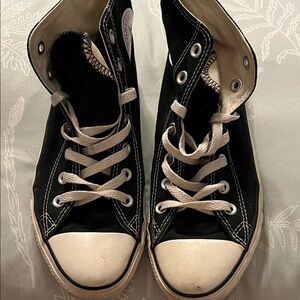 Converse All Stars Black and White High-Top Sneakers
